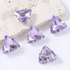 Garra de Triángulo Diamante Cristal Vidrio Cosido a Mano Diamante DIY Ropa Vestido de Novia Zapatos Bolsa Accesorios para el Cabello Accesorios Pegajoso y Cosible