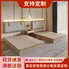 Camas Feitas Sob Medida de Fábrica Específicas para Hotéis, Mobiliário de Quarto Padrão de Hotel, Conjunto Completo de Caixas de Cama de Painel para Pousadas, Estruturas de Cama de Solteiro e Casal para Apartamentos