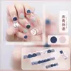 Manicura Uñas Portátiles Crema Linda Estilo Ins Uñas Postizas Dibujo Animado Hecho a Mano Diamante Set de 24 Piezas Uñas de Máquina