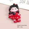 Acessórios de Resina DIY Desenho Animado Joias Menina Sombria Cola de Creme Grampo de Cabelo Capa de Celular Fivela de Sapato Chaveiro Pingente com