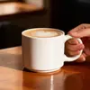 Canecas de cerâmica personalizadas com impressão de fotos, personalização de logo e impressão por transferência de calor; copos de leite, copos de água e copos de presente disponíveis para encomenda