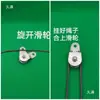 Polea Lateral Deslizante Accesorios para Invernadero Polea de Acero con Rodamiento Galvanizado Gancho de Apertura y Cierre para Ventilación Grueso y Resistente al Desgaste