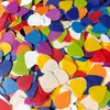 Púas de guitarra hechas de material ABS, púas para dedos, se pueden imprimir con logotipos, el fabricante ofrece púas de guitarra de colores mezclados
