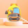 Mochila Escolar Infantil Menino Mochila Veículo de Engenharia Brinquedo Jardim de Infância Bolsa de Carro Fofa Mochila Macia e Leve