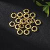 Cor preservando areia ouro espiral Fu palavra espaçador espaçador requintado cor preservando grânulo diy acessórios jóias acessórios fabricantes atacado