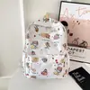 2025 Nuevas Mochilas Escolares Primarias y Secundarias con Estampado de Dibujos Animados Lindos Mochilas Modernas Mochilas Ligeras de Gran Capacidad para Viajes