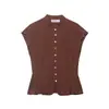 Venta Caliente Transfronteriza de Aliexpress Primavera 2026 Nuevo Top Estilo Vestido Corto sin Mangas de Cuello Alto para Mujer 2610769