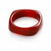 Pulseira de resina estilo explosivo europeu, cor de café degradê, para mulheres, pulseira curva, estudante, melhor amiga, joia de mão em formato de anel, atacado
