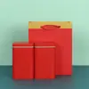 Latas de té de 125g al por mayor caja pequeña de hojalata metálica para té Envases para té negro té verde té blanco latas de hierro vacías