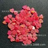 Piedra de ópalo en bruto curvada con fondo plano en forma de corazón, ópalo sintético, ópalo artificial de 3-12 mm, al por mayor en stock