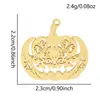 Acero Inoxidable 304 Colgante de Calabaza de Halloween Transfronterizo Accesorios Diseño DIY Collar Pulsera Joyería Colgante Hueco