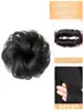 Postizo de moño para mujer, Fabricante realista de moños para el cabello, Moño bajo para novias, Postizo esponjoso de estilo tradicional