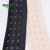 Directo de fábrica corsé de tres filas de siete-quince hebilla extendida hebilla extendida poliéster acero inoxidable piel negra en grandes cantidades en stock