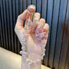 Urso Coração Cravejado de Diamantes Corrente de Cordão para Celular com Contas Bolsa Pendente de Corrente para Celular Pingente para Celular Pequenos Produtos de Yiwu