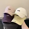 Gorra de Béisbol Bordada con Letras Estilo Universitario Coreano para Mujer, Primavera y Verano, Sombrero de Sol para Adelgazar la Cara para Hombre, Casual y Versátil