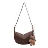 Bolso de hombro versátil y moderno, nuevo diseño 2026, estilo de nicho, sensación de alta gama, adecuado para ir al trabajo, y se puede llevar bajo el brazo como un bolso tipo dumpling