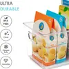 Cesta de Almacenamiento de Suministro Directo Transfronterizo Mascota Transparente Escritorio Refrigerador Snack Caja de Almacenamiento de Cereales Cesta de Almacenamiento Acrílica Venta al Por Mayor