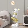 Violência Urso Foguete Sala de Estar Grande Piso Ornamentos TV Gabinete Lateral Lâmpada Decorações dos desenhos animados Home Move Presente
