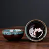 Taza de Té Cerámica Esmaltada para Horno de Peces Koi al por Mayor, Taza Pequeña de Pescado, Taza de Té, Taza de Té para el Hogar, Taza Individual para Maestro