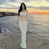 Traje de Baño de Punto de Tres Piezas para Mujer, Estilo Diosa Sexy Caliente de Alto Nivel, Temperamento de Chica, Casual de Playa, Sesión de Fotos, Impresionante Estilo de Deseo Puro