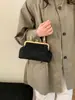 Bolso tipo concha de gamuza 2026 primavera nuevo bolso de cadena con correa de cadena, bolso de mano de cadena para mujer, bolso de hombro, bolso cruzado