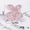 Novos Adesivos de Cereja com Strass em TNT Desenho com Strass Cartoon Pequena Cereja Adesivos de Strass Decorativos para Roupas Bagagem
