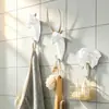 Ganchos Adhesivos Creativos Sin Taladro para Ropa y Sombreros, Gancho Individual Decorativo de Astas de Ciervo, Suministro Directo Transfronterizo, Colgador de Llaves para la Entrada Detrás de la Puerta