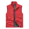 Colete Masculino, Estilo Primavera e Outono, Sem Mangas, Roupa de Trabalho, Multi-Bolsos, Caimento Solto, Roupa Externa, Colete Fino, Casual e Moderno