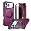 Adecuado para iPhone 18 Pro Max Funda de Teléfono Magnética de Acrílico a Prueba de Tres Elementos Cubierta Protectora para Apple 17 Pro