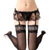 Comercio Exterior Europeo y Americano Ropa Interior Femenina Sexy de Encaje Liguero Tentación Transparente Liguero Conjunto Divertido 6002