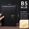 Caderno A5 Personalizado para Negócios de Alto Valor Nova Tendência Nacional Bloco de Notas Couro Macio para Escritório Atas de Reunião