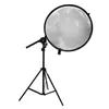 Reflector 2 en 1 blanco plateado 30*30cm dos en uno dorado y plateado redondo plegable equipo de fotografía accesorios de tablero de iluminación