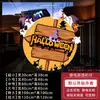Calcomanías Decorativas de Halloween Puerta de Vidrio Arreglo de Atmósfera de Terror Calabaza Fantasma Adhesivos Estáticos para Ventana Accesorios de Bar Sala de Escape