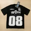 Comercio Exterior Transfronterizo Hellstar Hellstar Marca de Tendencia Europea y Americana Talla Grande Holgada Sudadera Camiseta Casual de Manga Corta para Hombre y Mujer