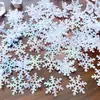 1 Paquete/300 Piezas - Copos de Nieve Navideños, Confeti de Papel para Lanzar en Fiestas, Nieve Artificial DIY Decoraciones para el Hogar