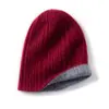 Nuevo gorro de punto de cachemira para otoño e invierno, unisex, cálido, protege los oídos, cubre la cabeza, patrón trenzado, estilo coreano