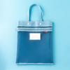 Bolsa de malla portátil para archivos, bolsa para libros, bolsa para tutoriales de materias, bolsa de almacenamiento transparente con cremallera para tareas y exámenes de estudiantes