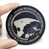 Sello de Silicona de PVC Transferencia Estampado en Caliente Insignia de Insignia de Velcro Costura Prensa Caliente Autoadhesivo Goma Suave Parche de Hombro Parche de Brazo
