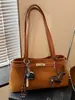 Elegante Bolso de Axila para Viajes Diarios Modelo Nuevo 2026, Bolso de Mano con Contraste de Color, Bolso Tote Cruzado, Bolso de Hombro Versátil y a la Moda