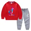 Conjunto de Ropa Infantil Transfronterizo Nuevo Primavera y Otoño 2026: Conjunto de Dos Piezas de Sudadera y Pantalón Largo para Niños, Atuendo de Algodón de Manga Larga para Bebé de Exportación