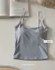 Top Simple de Lyocell con Tirantes Ajustables y Almohadillas Integradas en el Pecho, Corte Ajustado, Tirantes Ajustables, Top Cómodo y Transpirable