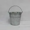 Balde de Flores de Ferro Retrô Desgastado Balde para Flores Frescas Balde para Flores Secas Balde com Alça Estilo Rústico Balde de Gelo Vasos de Flores em Ferro Estilo Americano