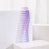 2025 Transfronterizo Nuevo Peine Pequeño Portátil Peine de Dientes Anchos Peine para Peinar el Cabello Peine Electroplateado Peine de Mano para Llevar en el Equipaje