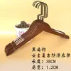 Cabides Retro Antiderrapantes da Moda para Uso Doméstico, Loja de Roupas, Hotel, Uso Doméstico Diário, Cabides de Armazenamento de Madeira Sólida