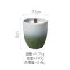 Velas Perfumadas con Gradiente Mate Transfronterizas Velas Cerámicas Rellenas de Cera Estilo Ins Tazas de Cera Perfumada Artículos de Regalo de Alto Valor para Bricolaje