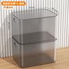 Caixa de Armazenamento Transparente Grande Capacidade Doméstica Guarda-Roupa Roupas Caixa de Plástico Baú de Brinquedos Organização de Armazenamento Cesto de Armazenamento