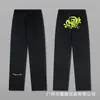 Sudadera con capucha de forro polar y espuma estilo Synaworld American Drill High Street Hip-Hop Pantalones Deportivos de Moda para Hombre