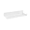 Estante de almacenamiento de baño acrílico transparente transfronterizo, instalación sin taladro para cocina y baño, estante para perfume, cepillo de dientes y artículos de tocador