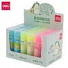 Pegamento en Barra Sólido Deli Color Gelatina, Pegamento en Barra Sólido Transparente Color Caramelo para Manualidades de Estudiantes y Niños 962