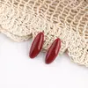 Brincos de orelha amarelos estilo noite e tarde, patch de resina em formato de gota d'água irregular, acessórios para brincos feitos à mão DIY, material de joalheria